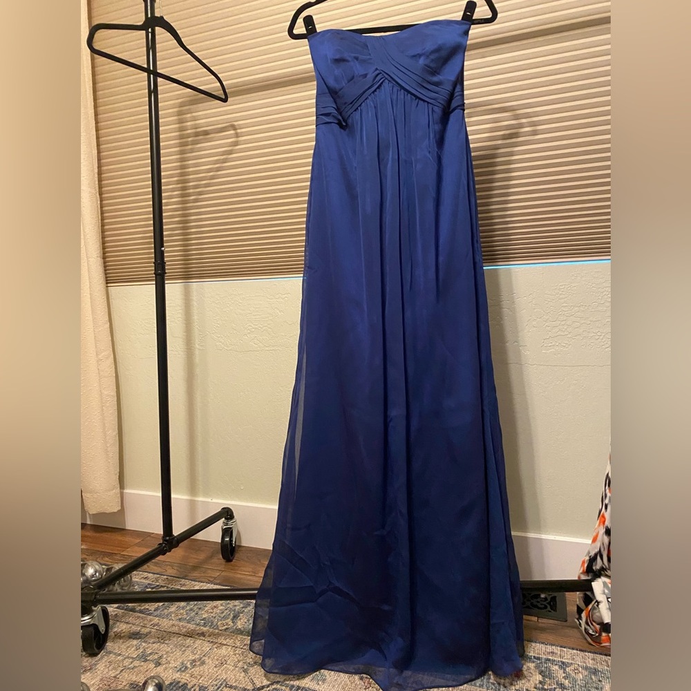 Blue formal gown
